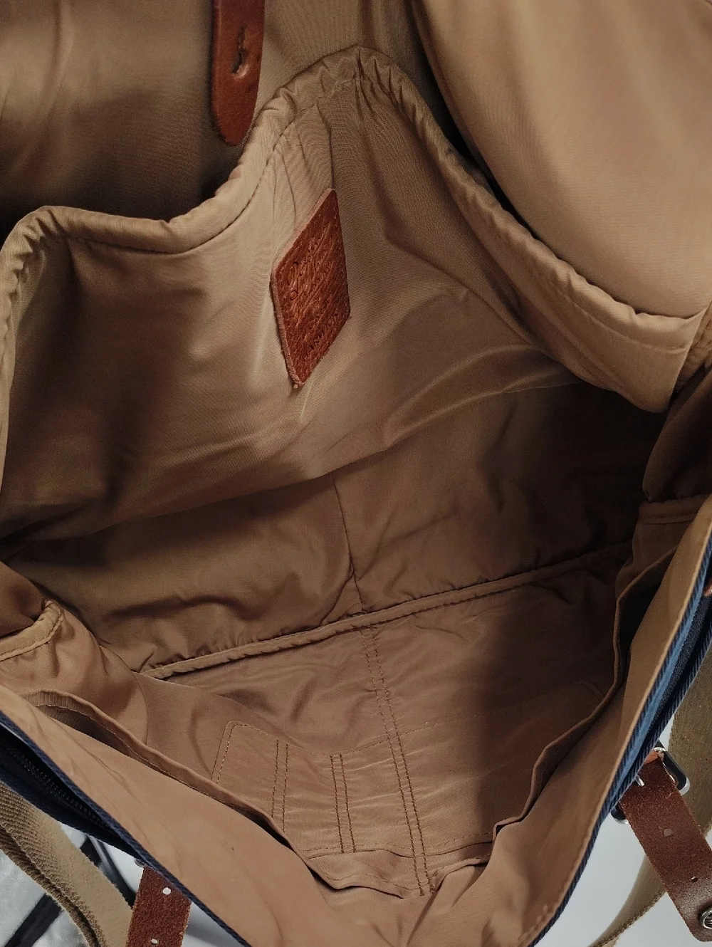 J. Crew Messenger Bag Hardwick Blue Brown